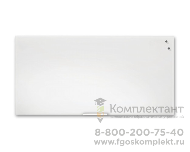 Доска стеклянная магнитно-маркерная 200х100